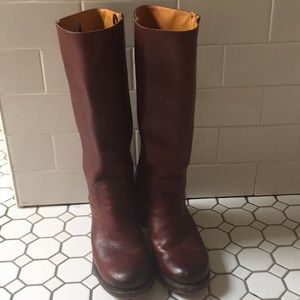 frye leather boots